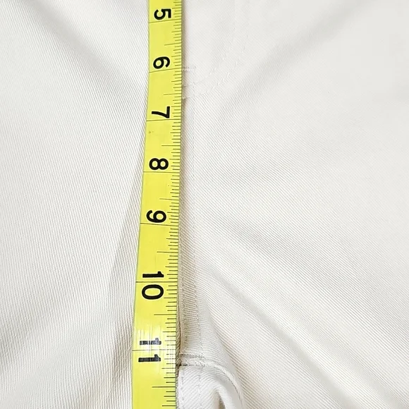Cream Color Skinny Pull On Jeggings Size 8-10, Medium - Picture 9 of 10